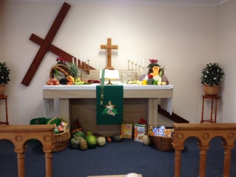 Harvest altar