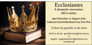 Ecclesiastes flyer